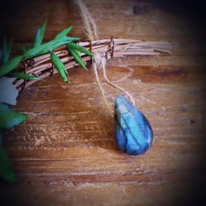 Labradorite Moon Talisman - Âme en Fleurs